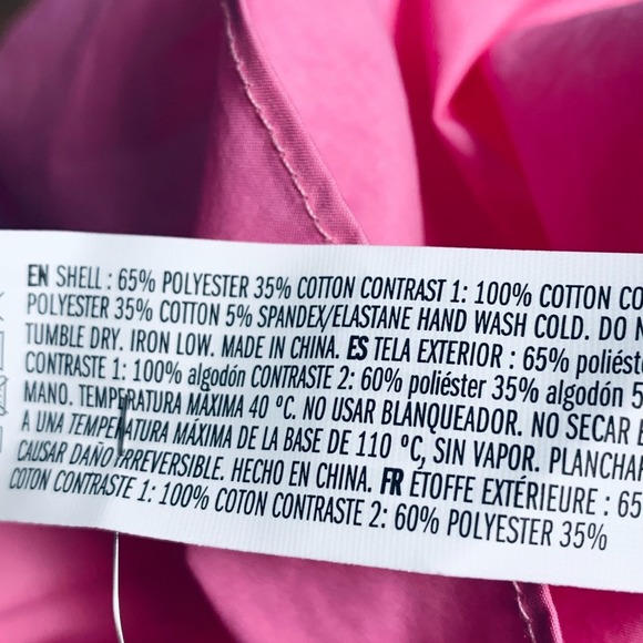 English Factory size Small Pink Puff Sleeve Tiered Cute Dress Drop Waist NWT - Picture 8 of 11